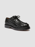 BOSS 015 - Black Leather Derby Shoes Officine Creative - 3