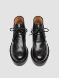 BOSS 018 - Black Leather Derby Shoes Officine Creative - 2