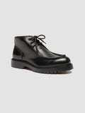 BOSS 018 - Black Leather Derby Shoes Officine Creative - 3