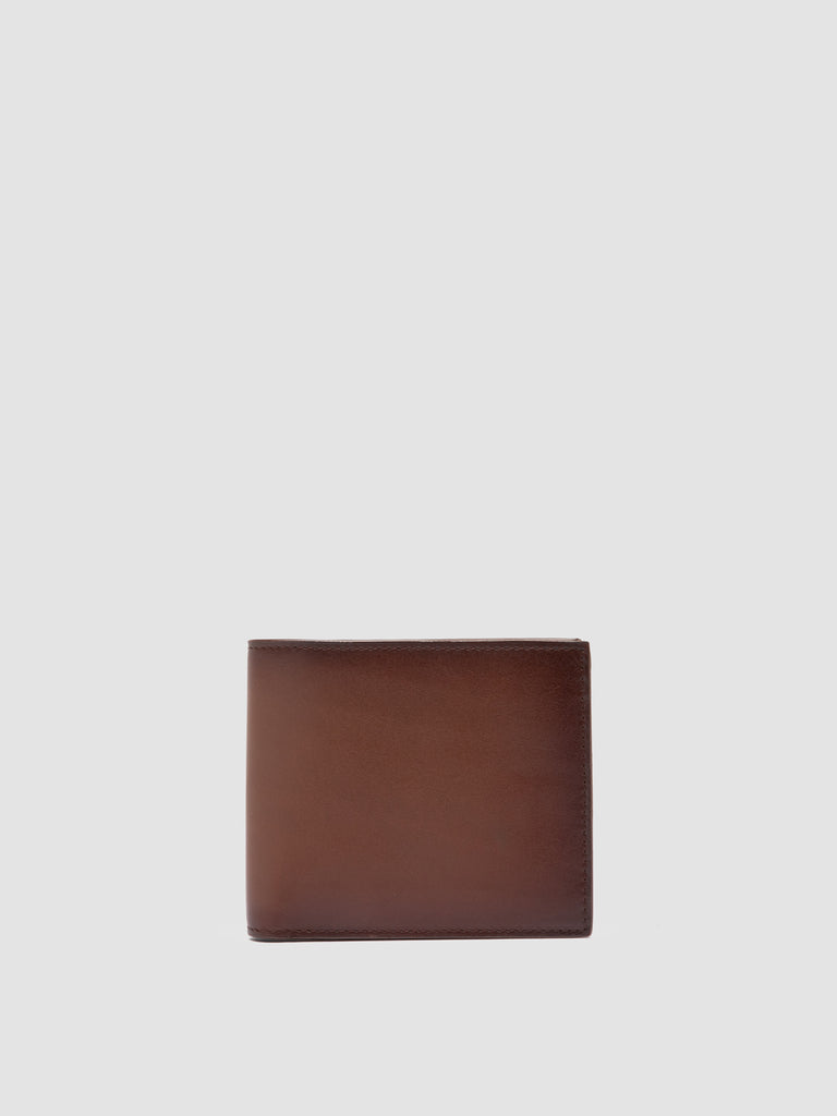 BOUDIN 02 - Brown Leather Bifold Wallet