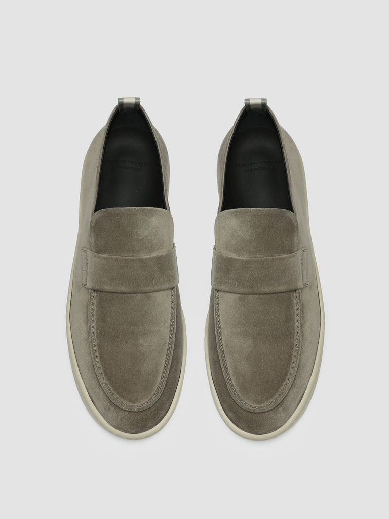 BUG 001 - Taupe Suede Penny Loafers