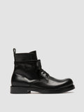BULLA 002 - Black Leather Lace-up Boots Men Officine Creative - 1