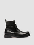 BULLA 002 - Black Leather Lace-up Boots Officine Creative - 1