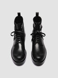 BULLA 002 - Black Leather Lace-up Boots Officine Creative - 2