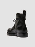 BULLA 002 - Black Leather Lace-up Boots Men Officine Creative - 4