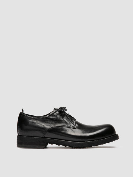Del Carlo 101 Men\'s Black Leather Lace up Shoes Size 41.5 / US 8.5 Made in Italy Carlo Pradi Executive Black Lace up Dress Shoes Stabilizer  main image 2