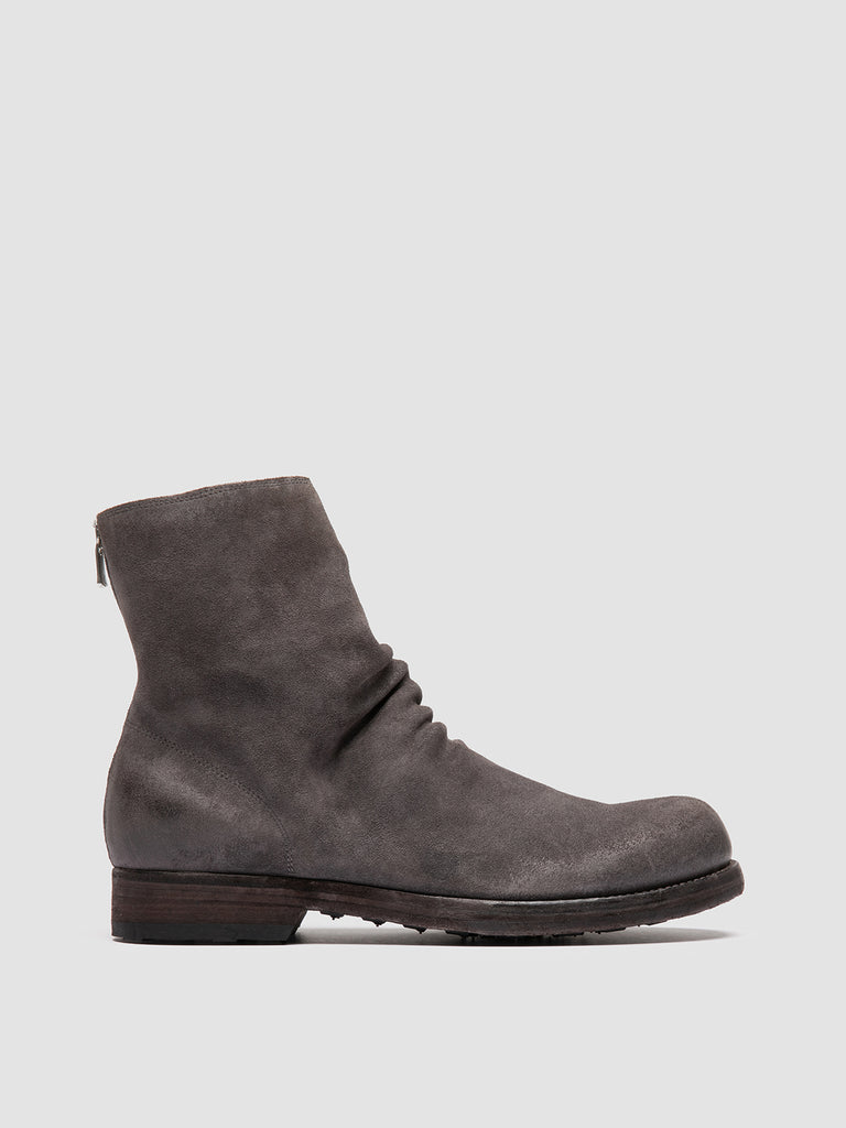 BULLA DD 103 - Grey Suede Zipped Boots