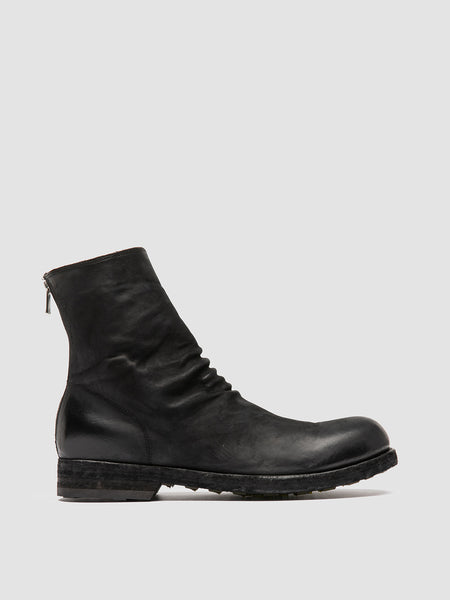 OFFICINE CREATIVE BACK ZIP BOOTS 24cm 黒