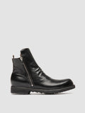 BULLA DD 105 - Black Leather Zipped Boots Officine Creative - 1