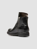 BULLA DD 105 - Black Leather Zipped Boots Officine Creative - 4