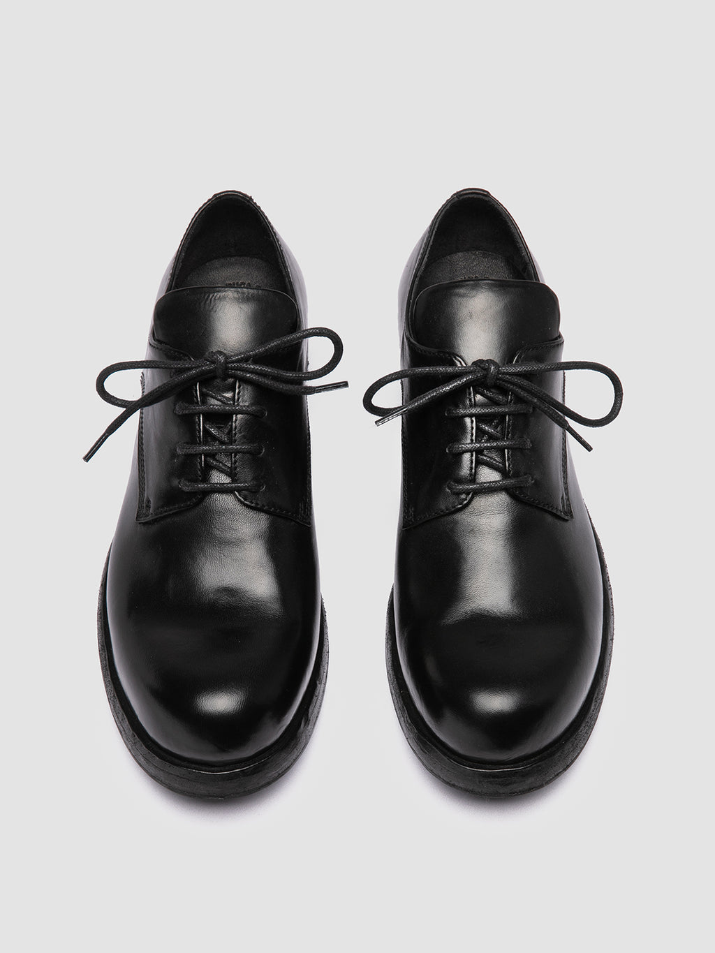 BULLA DD 301 - Black Leather Derby Shoes
