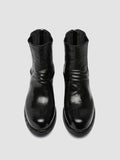 BULLA DD 304 - Black Leather Zipped Boots Officine Creative - 2