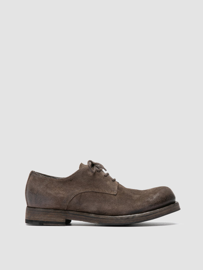 BULLA DD 311 - Green Suede Derby Shoes