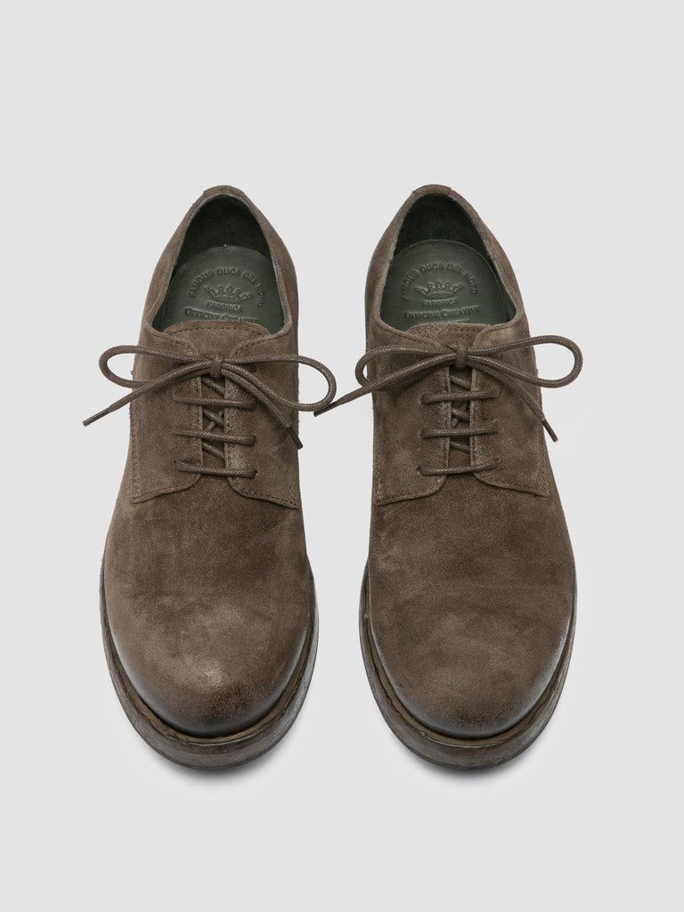 BULLA DD 311 - Green Suede Derby Shoes