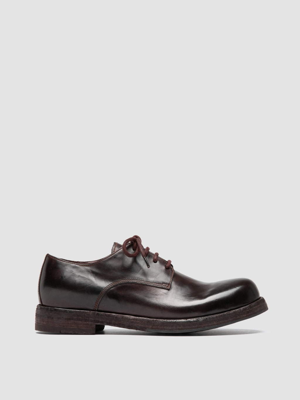 BULLA DD 311 - Burgundy Leather Derby Shoes Officine Creative - 1