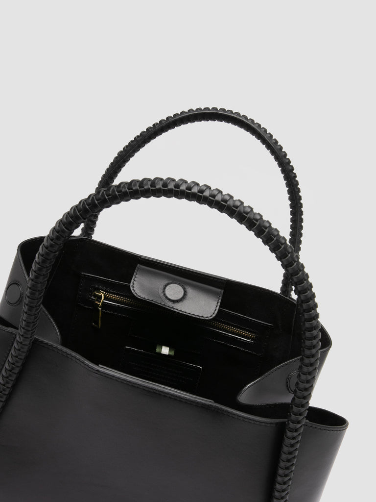 CABALA 101 - Black Leather Shoulder Bag