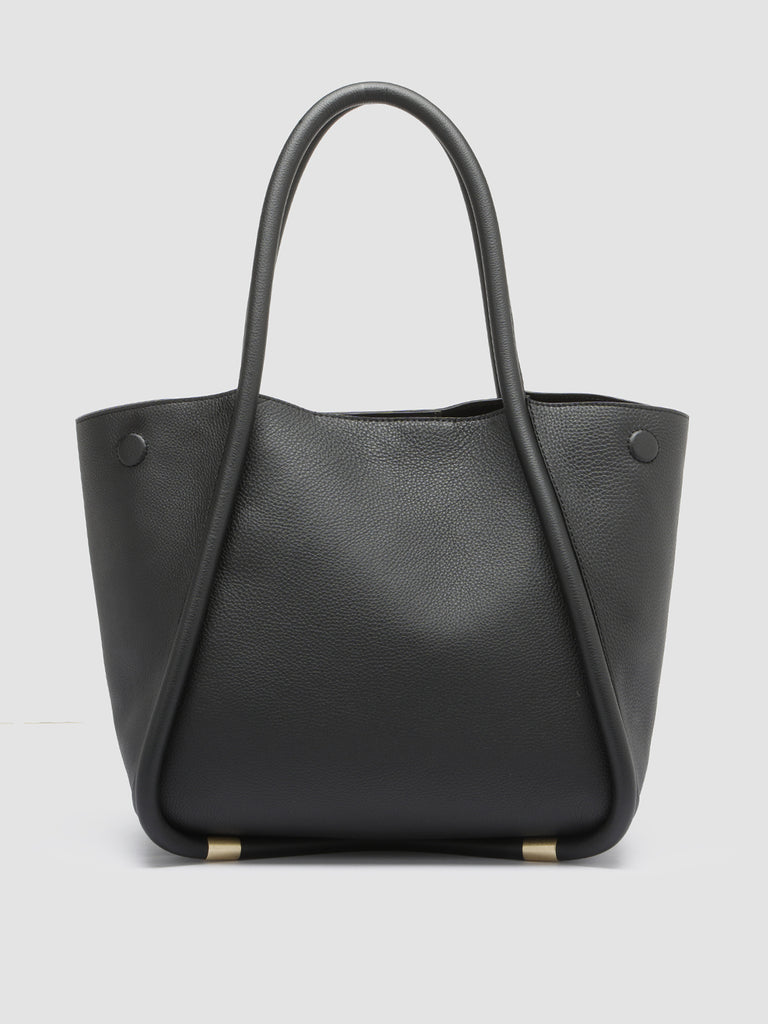 CABALA 002 - Black Leather Shoulder Bag