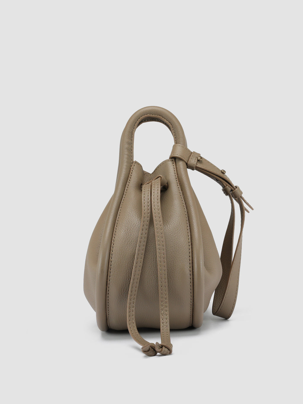 CABALA 004 - Taupe Leather Handle Bag