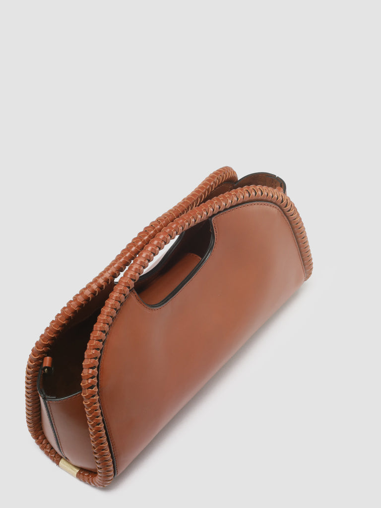 CABALA 103 - Brown Leather Clutch Bag