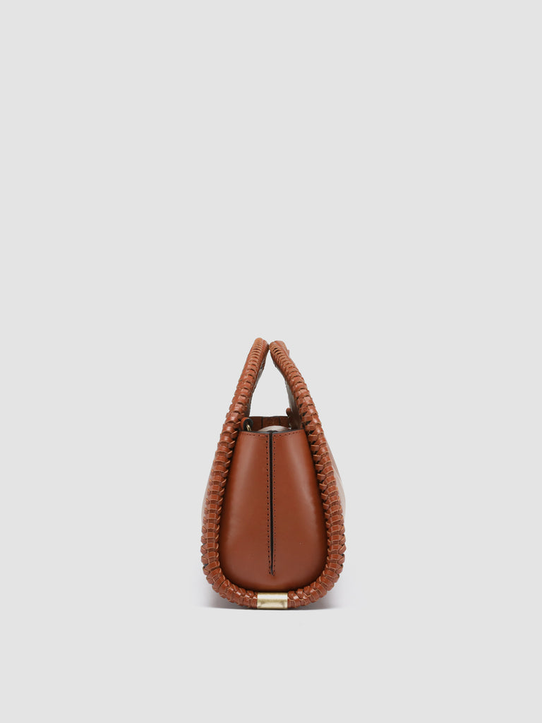 CABALA 103 - Brown Leather Clutch Bag  Officine Creative - 3