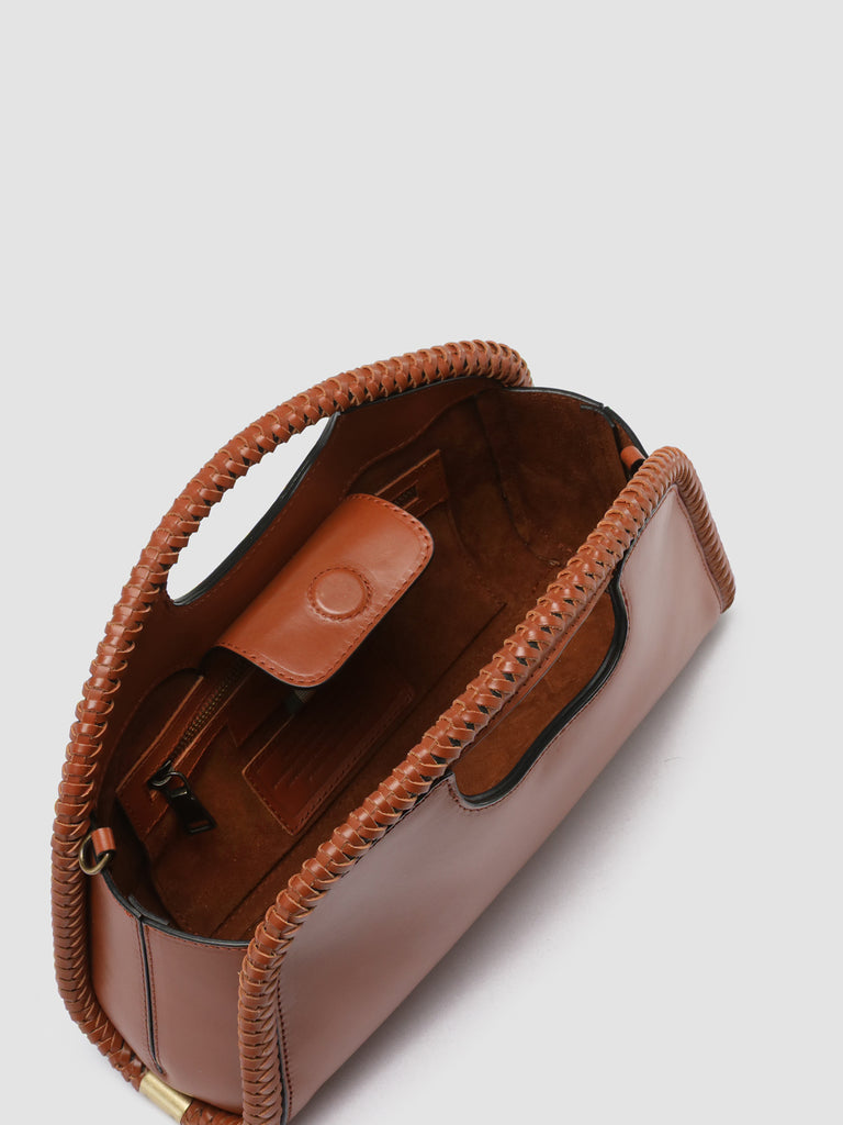CABALA 103 - Brown Leather Clutch Bag  Officine Creative - 6