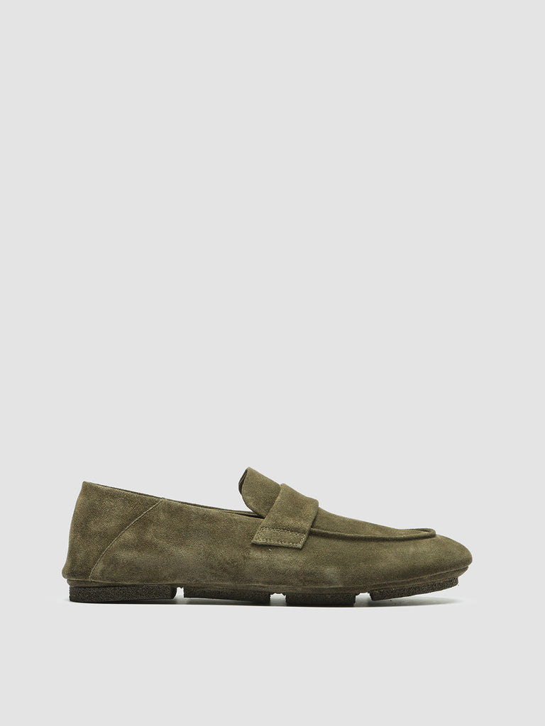 C-SIDE 001 - Green Suede Loafers