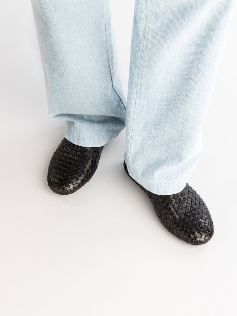C-SIDE 002 - Black Leather Loafers Men Officine Creative - 6