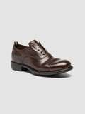 CALIXTE 003 - Brown Leather Oxford Shoes Officine Creative - 3