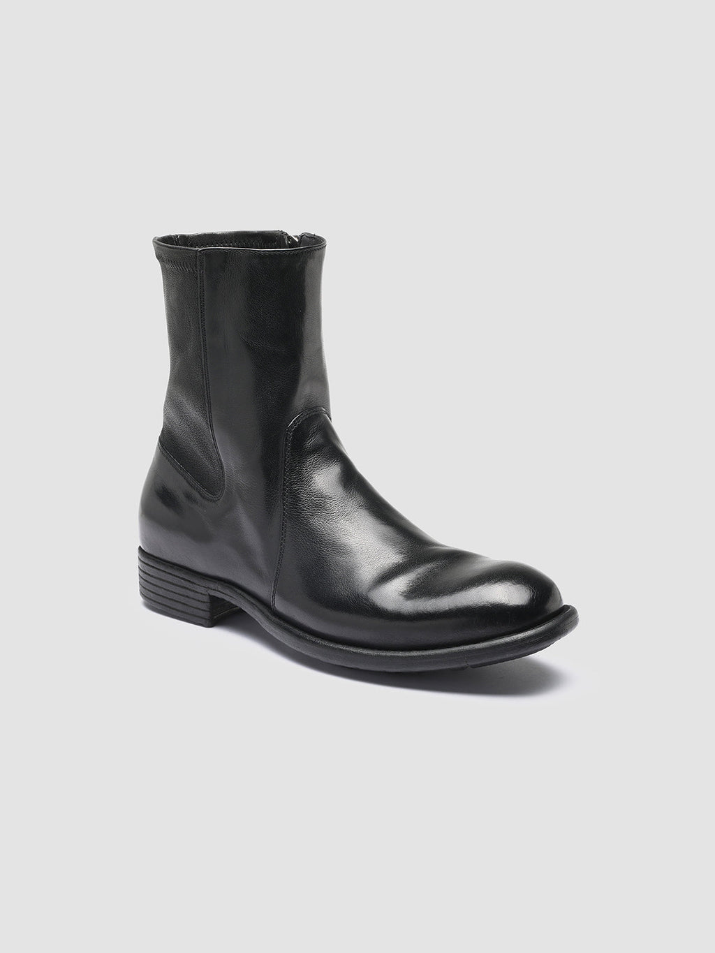 CALIXTE 030 - Black Leather Boots