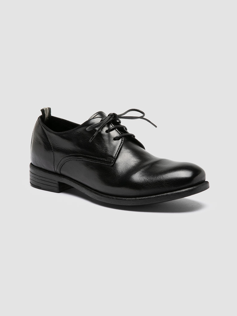 CALIXTE 064 - Black Leather Derby Shoes Women Officine Creative - 3