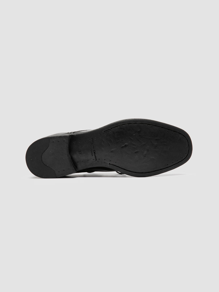 CALIXTE 064 - Black Leather Derby Shoes Women Officine Creative - 5
