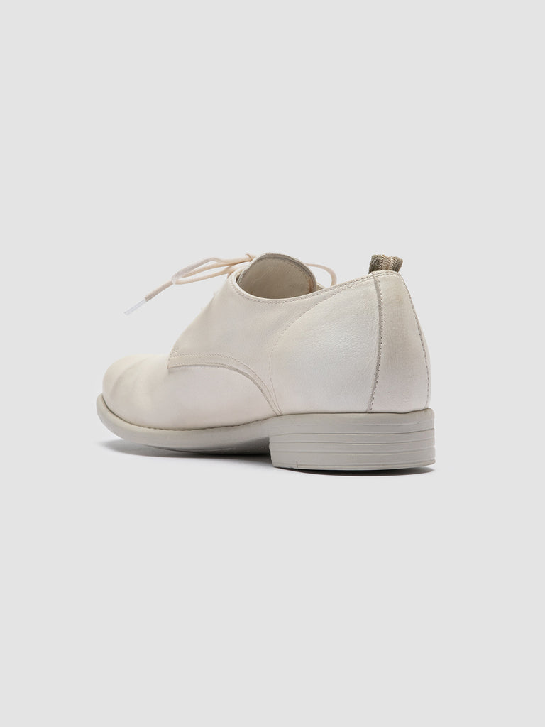 CALIXTE 064 - White Leather Derby Shoes Women Officine Creative - 4
