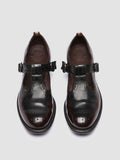 CALIXTE 071 - Burgundy Leather T-Bar Shoes Officine Creative - 2