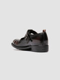 CALIXTE 071 - Burgundy Leather T-Bar Shoes Officine Creative - 4