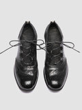 CALIXTE 079 - Black Leather Oxford Shoes