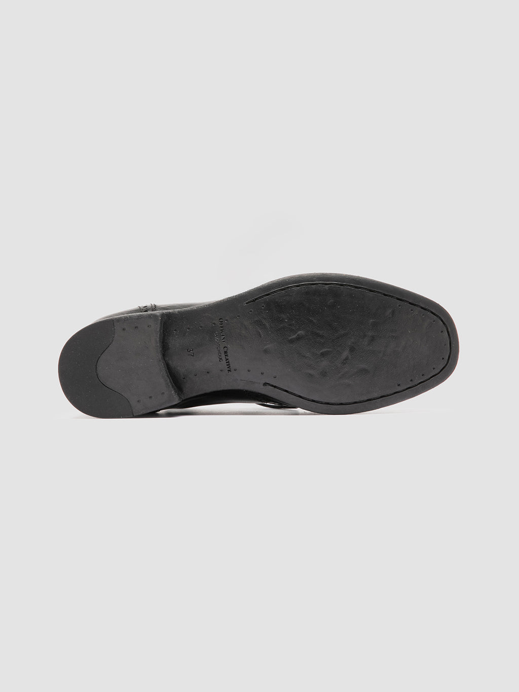 CALIXTE 079 - Black Leather Oxford Shoes