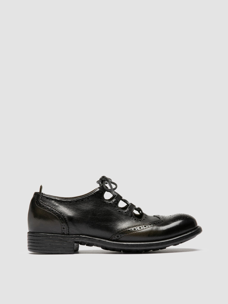 CALIXTE 084 – Schwarze Oxfordschuhe aus Leder