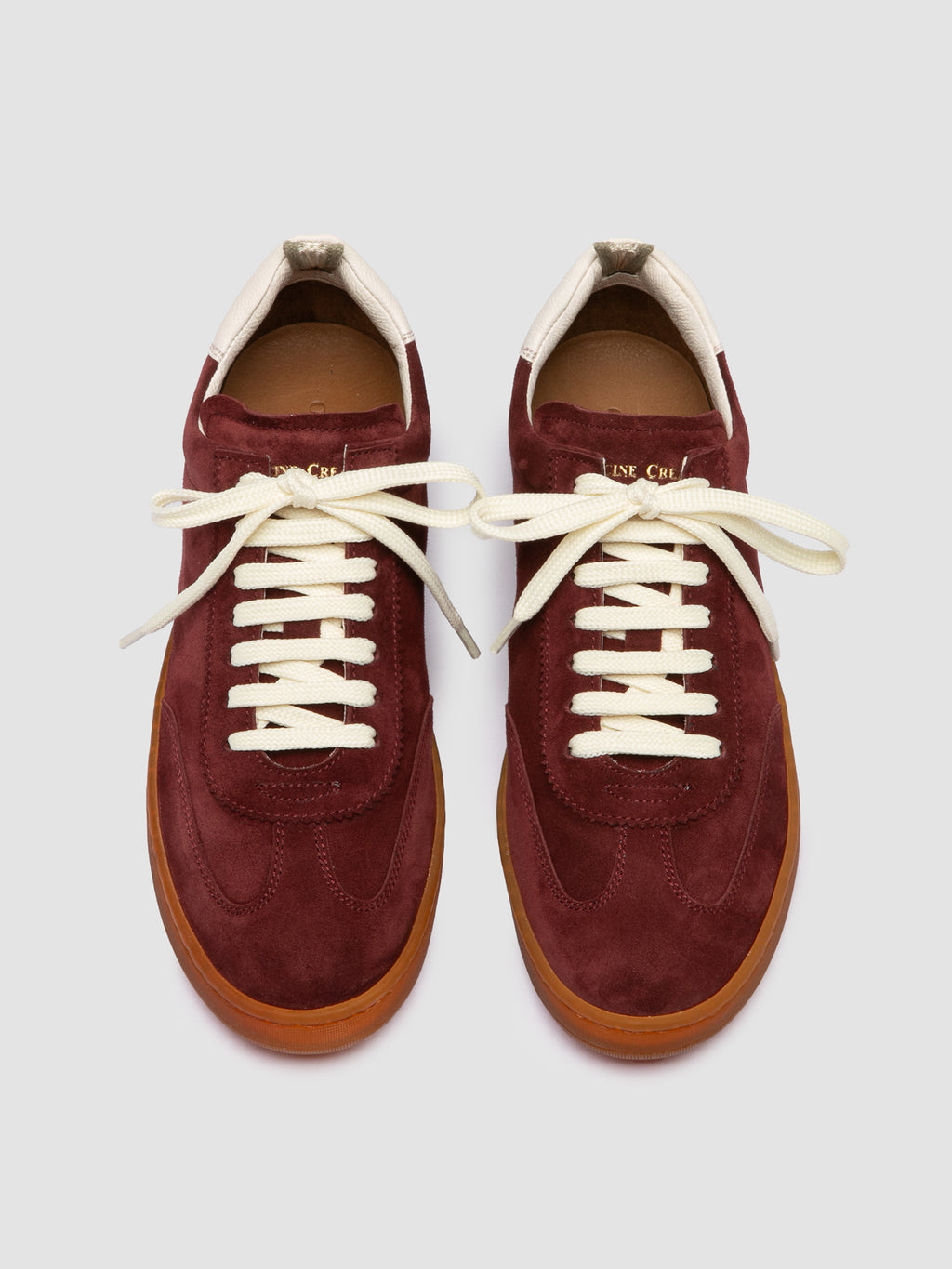 CHANCE 101 - Burgundy Leather and Suede Sneakers Officine Creative - 2