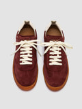 CHANCE 101 - Burgundy Leather and Suede Sneakers Officine Creative - 2