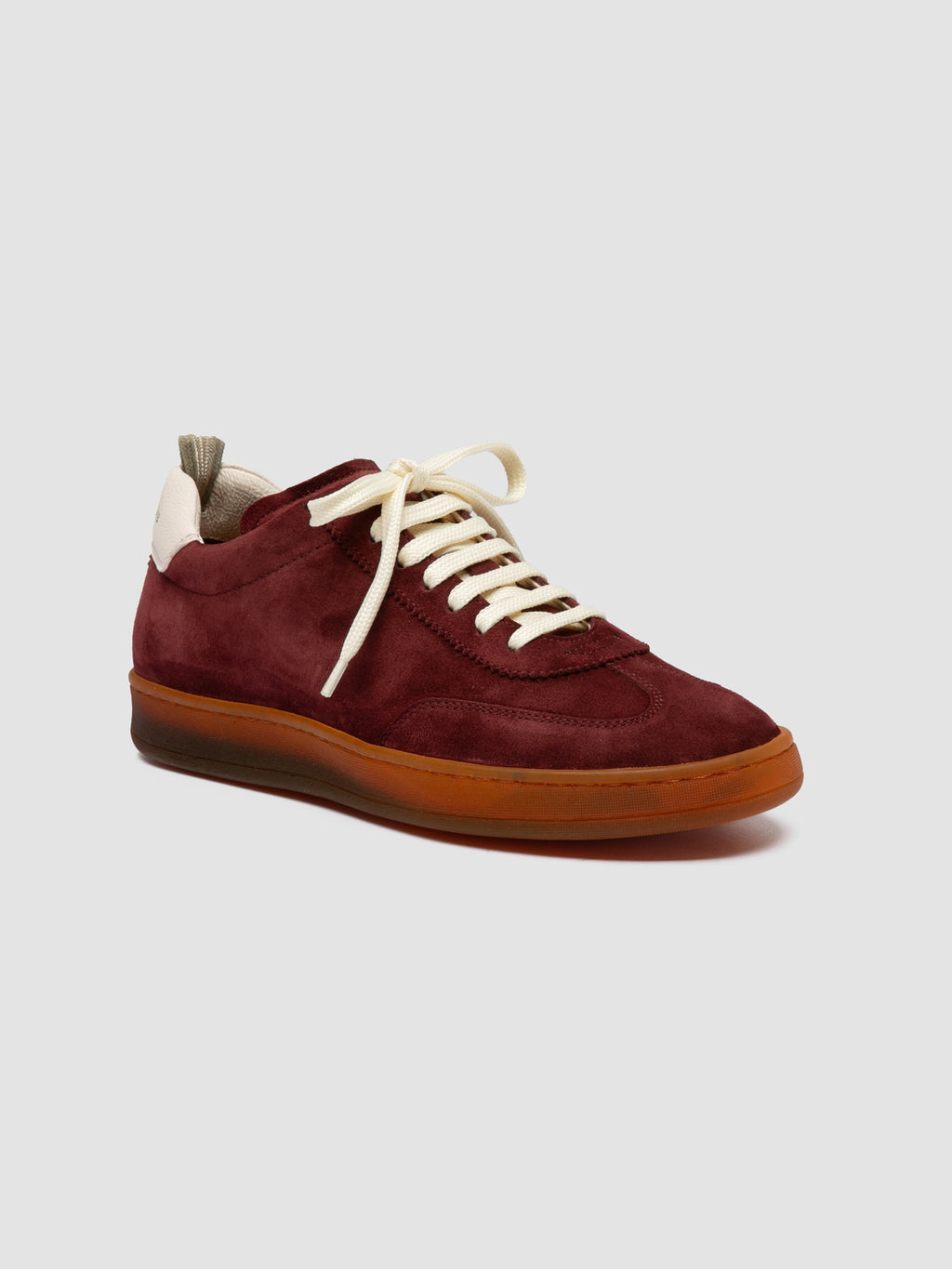 CHANCE 101 - Burgundy Leather and Suede Sneakers Officine Creative - 3