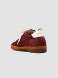 CHANCE 101 - Burgundy Leather and Suede Sneakers Officine Creative - 4