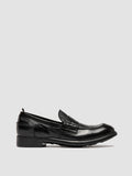 CHRONICLE 056 - Black Leather Penny Loafers Men Officine Creative - 1