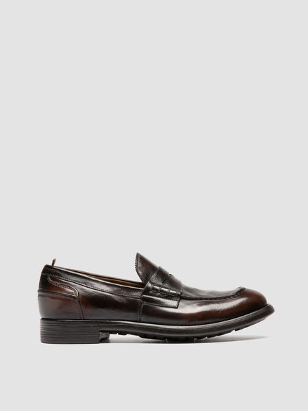 Men's Brown Leather Penny Loafer: CHRONICLE 056 – Officine Creative