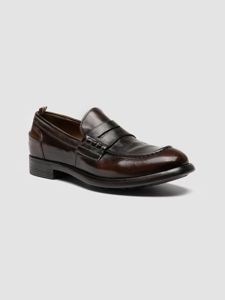 CHRONICLE 056 - Brown Leather Penny Loafer Officine Creative - 3