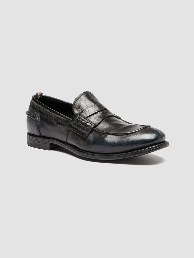 CHRONICLE 144 - Navy Leather Penny Loafers