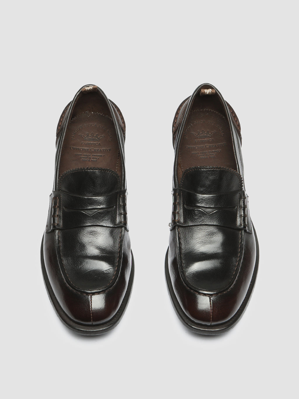 CHRONICLE 144 - Burgundy Leather Penny Loafers