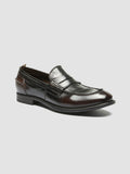 CHRONICLE 144 - Burgundy Leather Penny Loafers