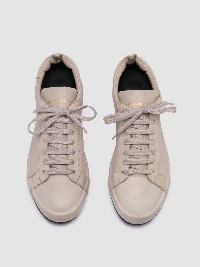 CORE 001 - Grey Leather Sneakers