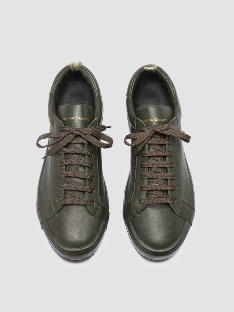 CORE 001 - Green Leather Sneakers