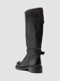 DAKOTA 003 - Grey Leather Pull-On Boots Officine Creative - 4
